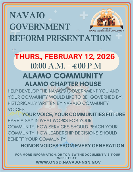 Alamo Community Presentation, Alamo Chapter House