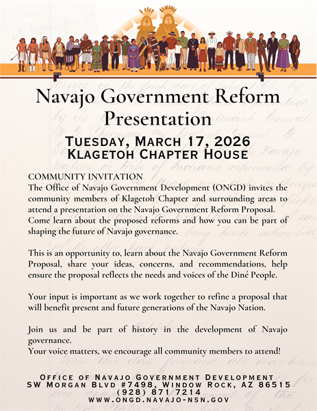 Klagetoh Community Presentation