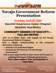 Naschitti Community Presentation- Thursday, April 16, 2026