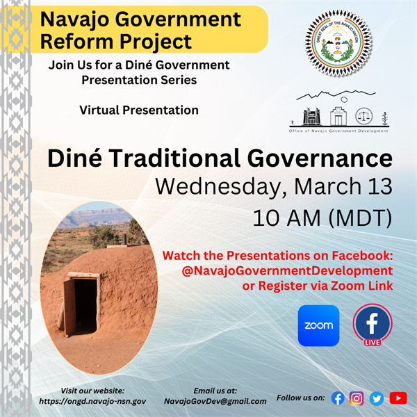 Diné Traditional Governance (Virtual Presentation)