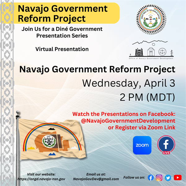 Navajo Government Reform Project (Virtual Presentation)